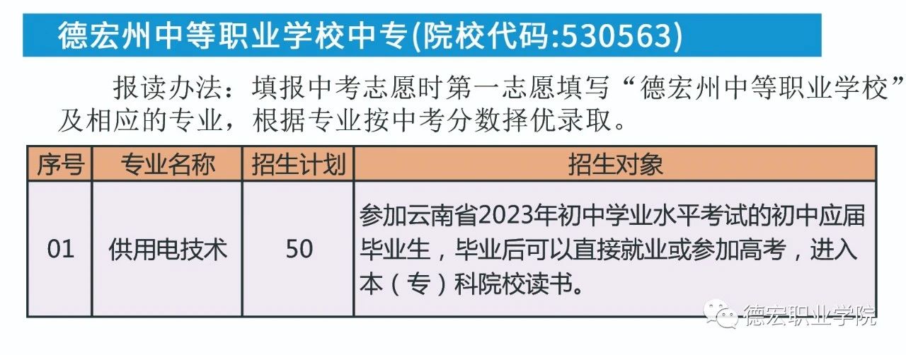 招生专业
