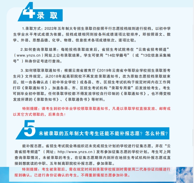 录取情况