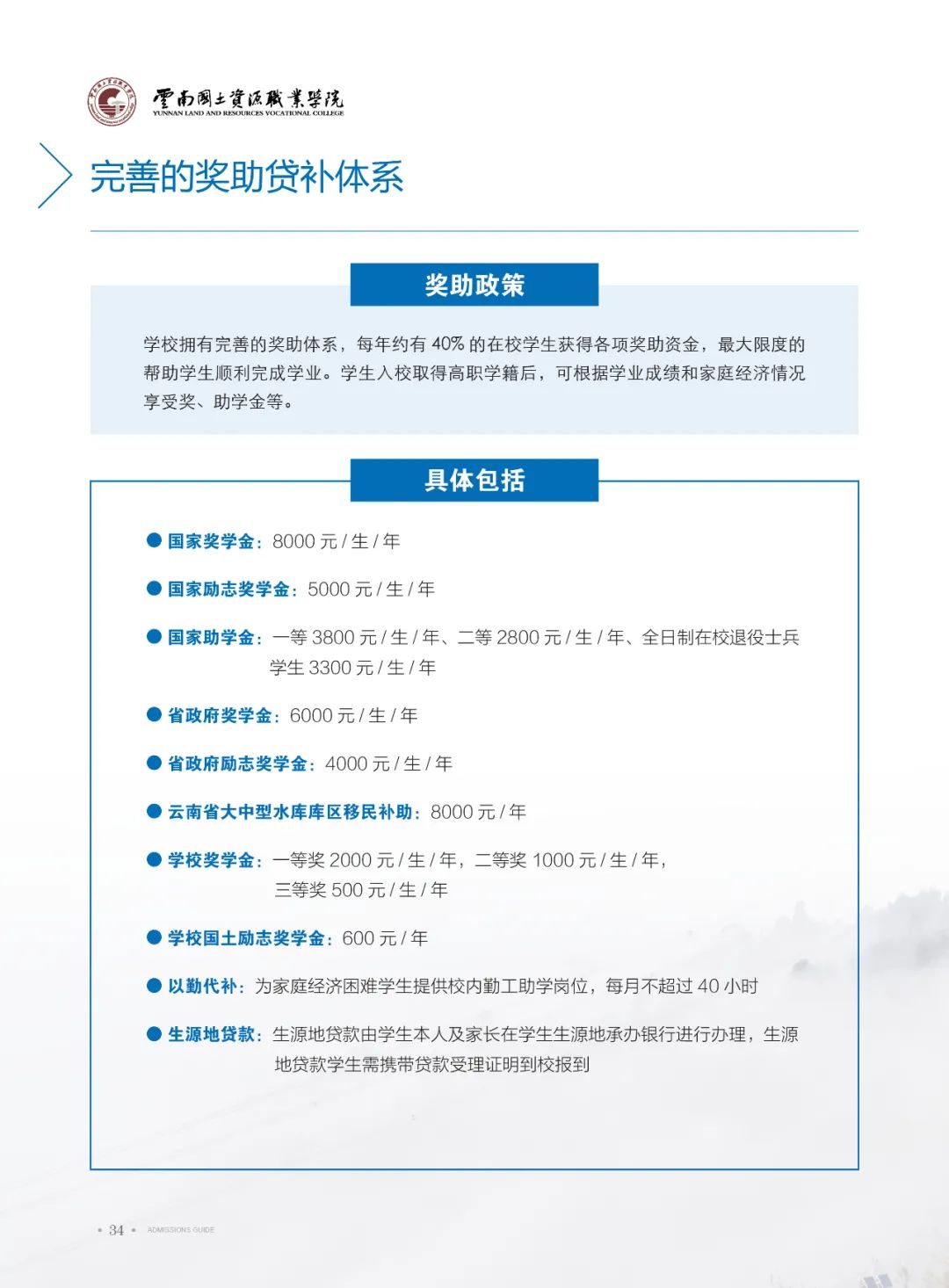 资助政策
